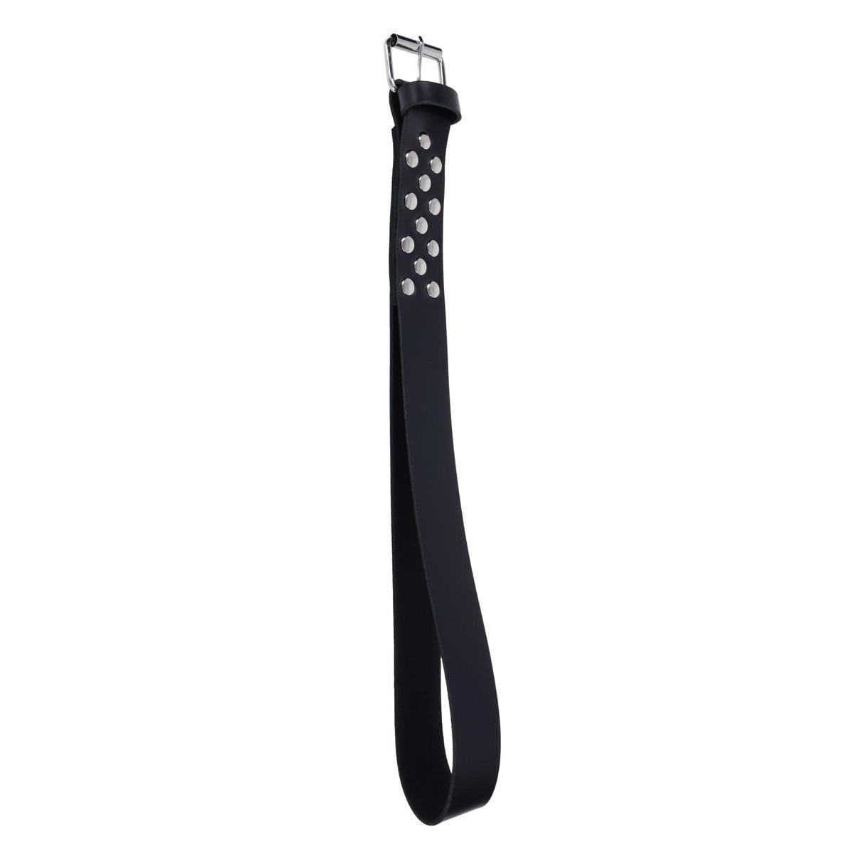 EDGE Leather Belt Spanker - Black Spanking Whip - Whips And Crops