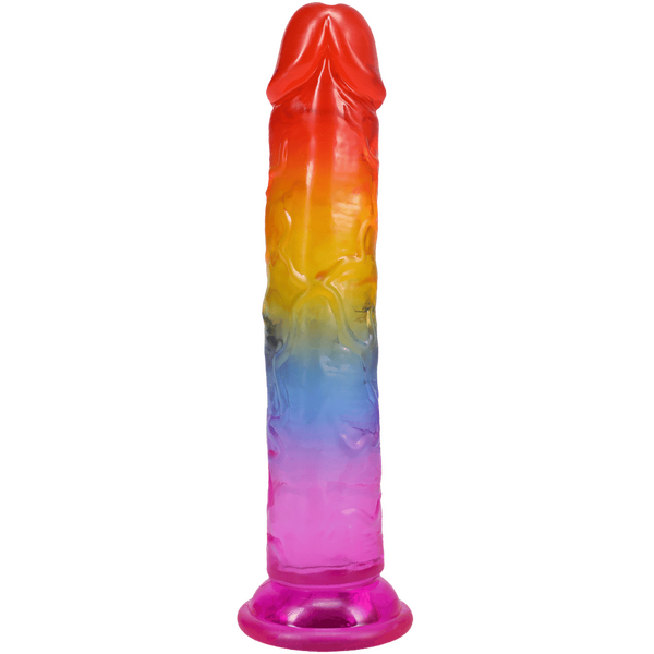 Doc Johnson 7 Inch Crystal Jellies Realistic Flexible Dong - Realistic Dildos