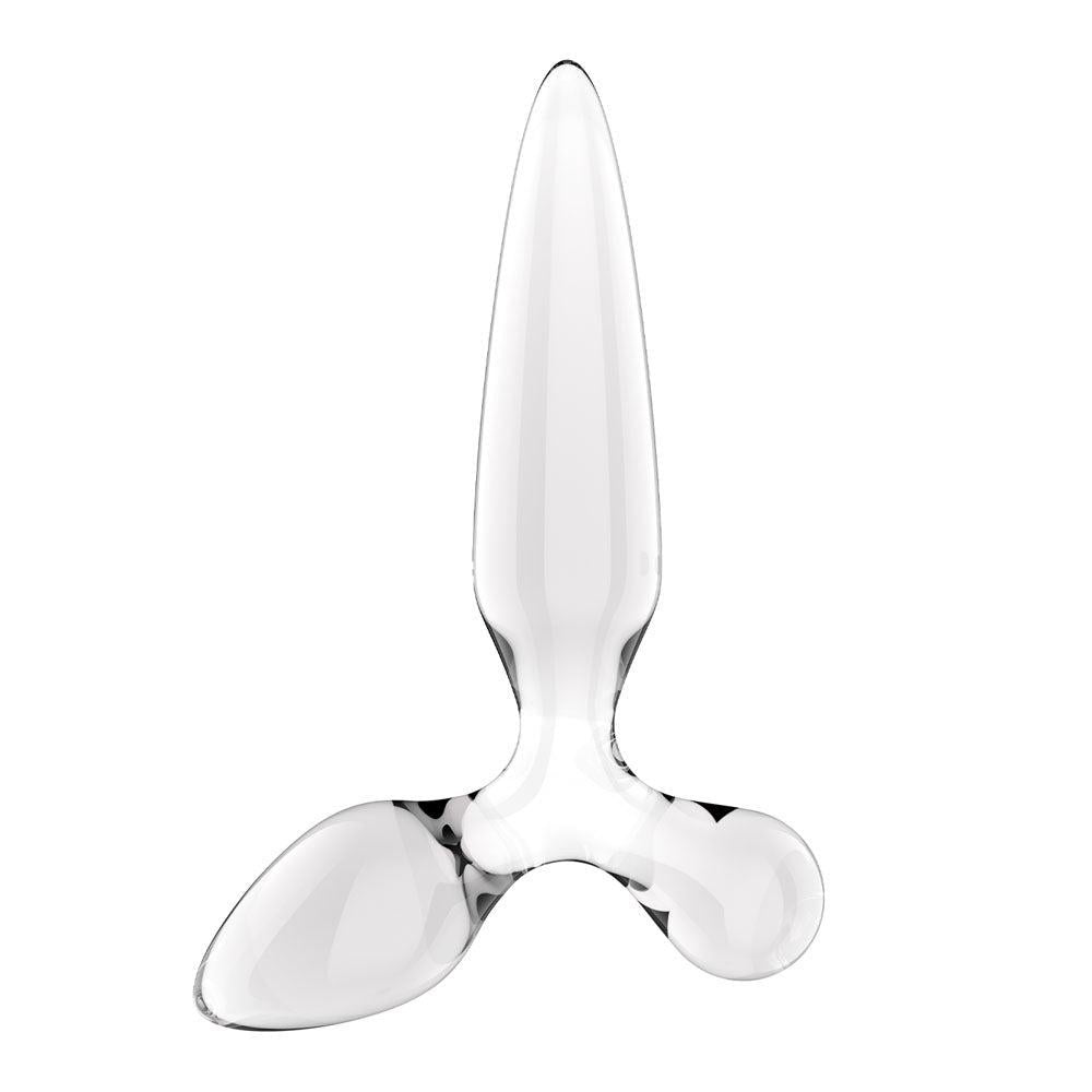 Satisfyer Triple Crystal 2 Glass 3-in-1 Anal Plug - Butt Plugs