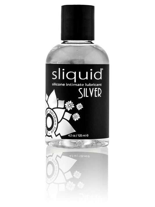 Sliquid Naturals Silver Premium Silicone Lubricant 4.2 Oz
