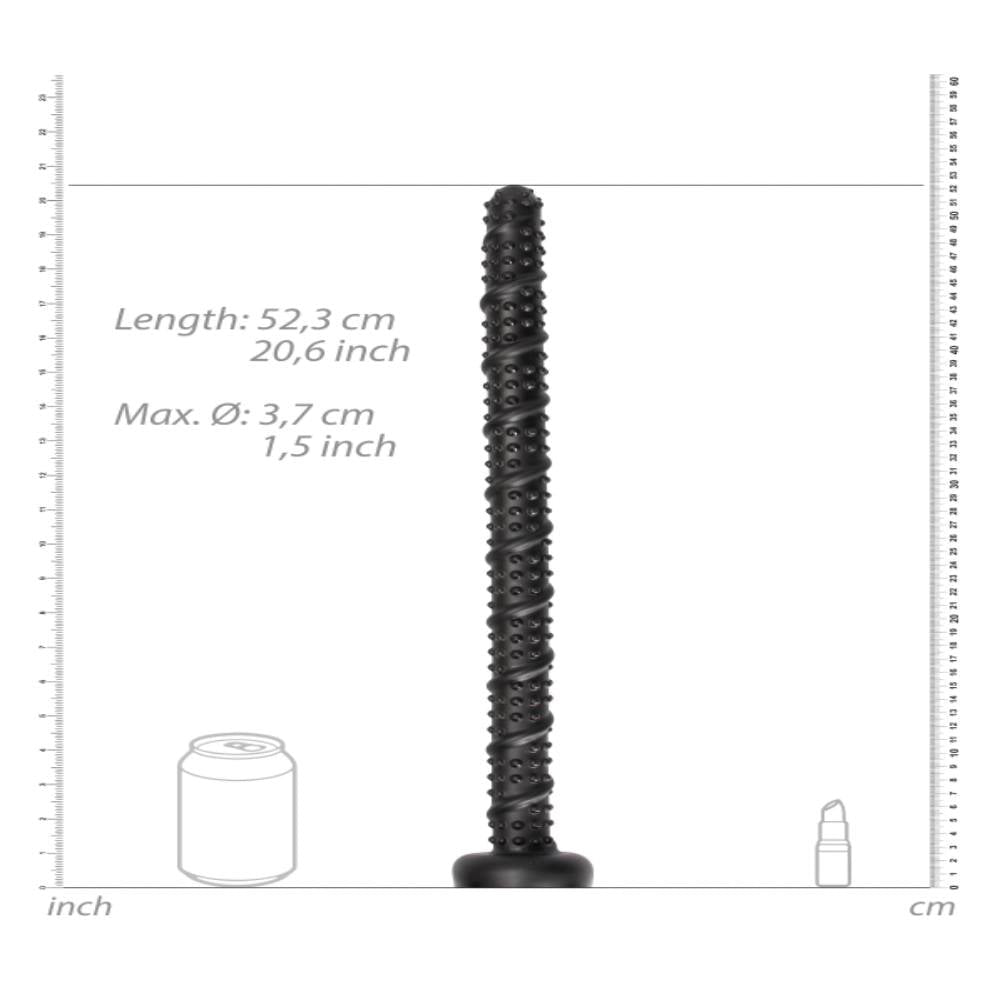 Shots Toys Ass Textured Snake Dildo - Anal Dildos