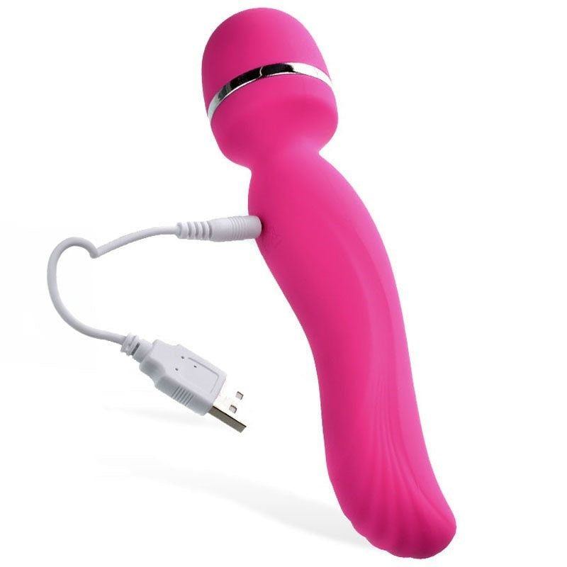 Adam and Eve Intimate Curves USB Rechargeable Vibrating Body Wand Pink - Body Wands