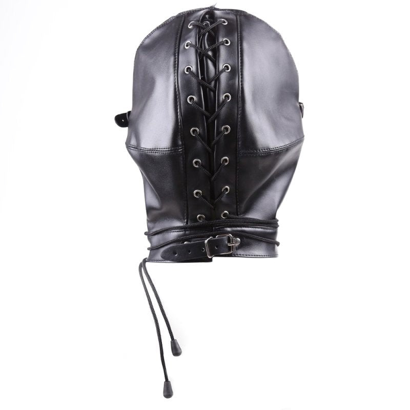 BDSM Play Full Mask Eyes & Mouth Detachable by BDStyle - Blindfolds And Masks