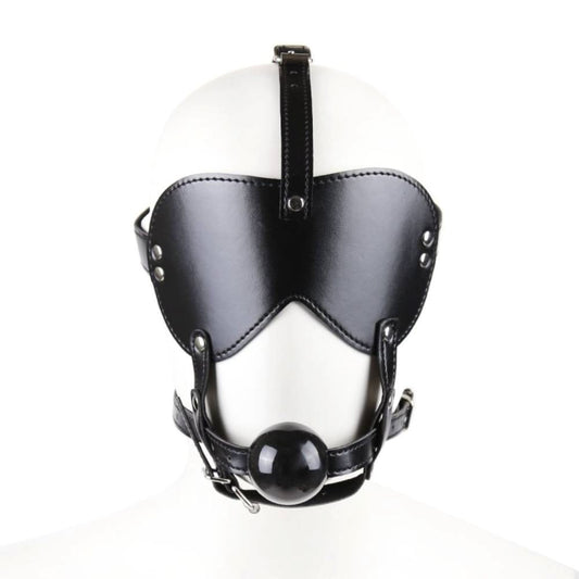 BDStyle Bondage Gag Harness with Blindfold