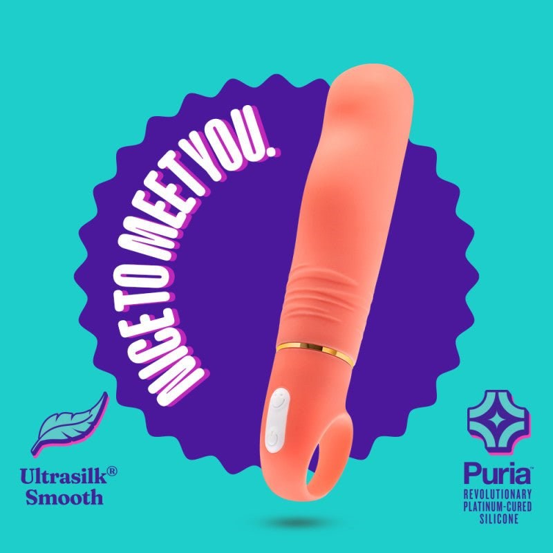 Blush Novelties Aria Smokin AF G Spot Vibrator Coral - G-Spot Vibrators