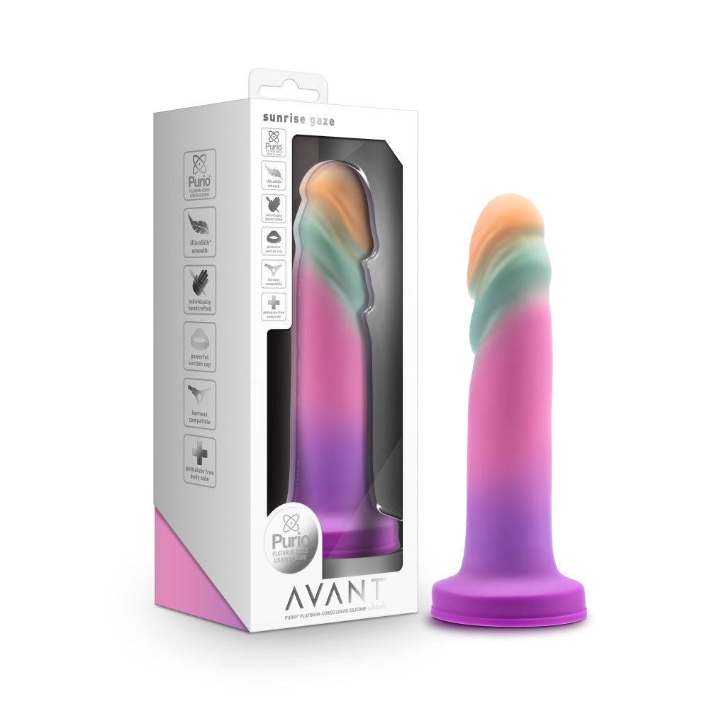 Blush Novelties Avant Sunrise Gaze Sherbet Realistic Dildo 19cm - Realistic Dildos
