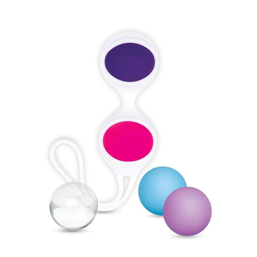 Bodywand Squeeze Mix & Match Coloured Weighted Kegel Balls Set - Love Eggs and Kegel Exercisers