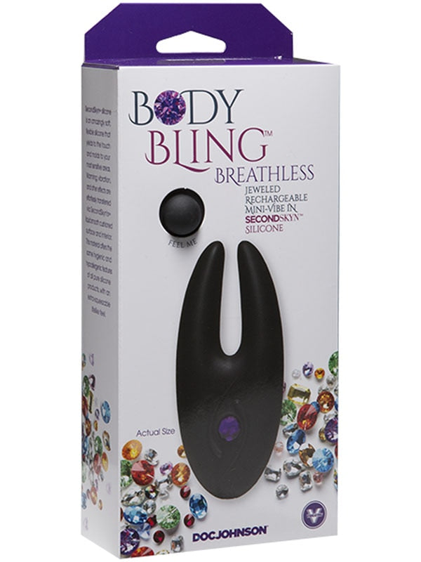 Body Bling Breathless - Exquisite Clitoral Stimulator - Mini & Slim Vibrators