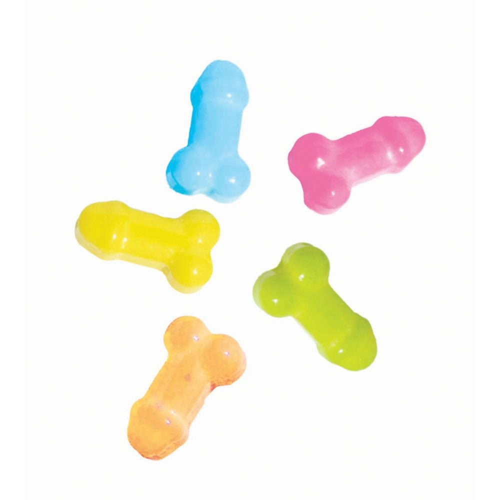Little Genie Suck A Bag Of Sour Dicks Fruit Flavoured Lollies Counter Display of 100 Party Packs - Party Gifts and Novelties