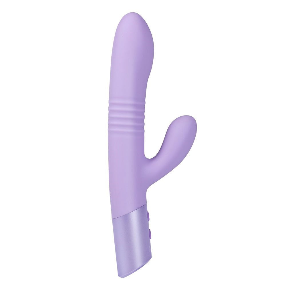 Maia AYLA USB Rechargeable Thrusting Rabbit Vibrator Lavender - Rabbit Vibrators