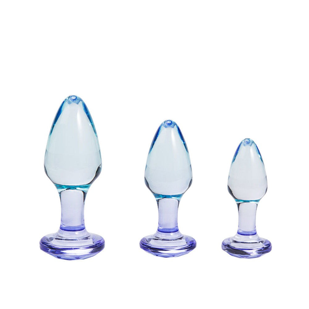 Maia BUTTIES Clear Butt Plugs Set of 3 Sizes - Butt Plugs