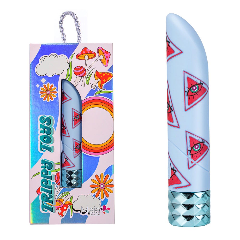 Maia GRATEFUL DEB USB Rechargeable Bullet Vibrator Light Blue - Bullet Vibrators