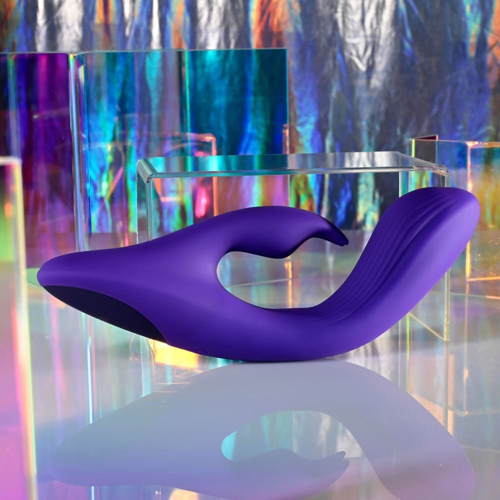 Selopa POSEABLE BUNNY USB Rechargeable Poseable Rabbit Vibrator Purple - Rabbit Vibrators