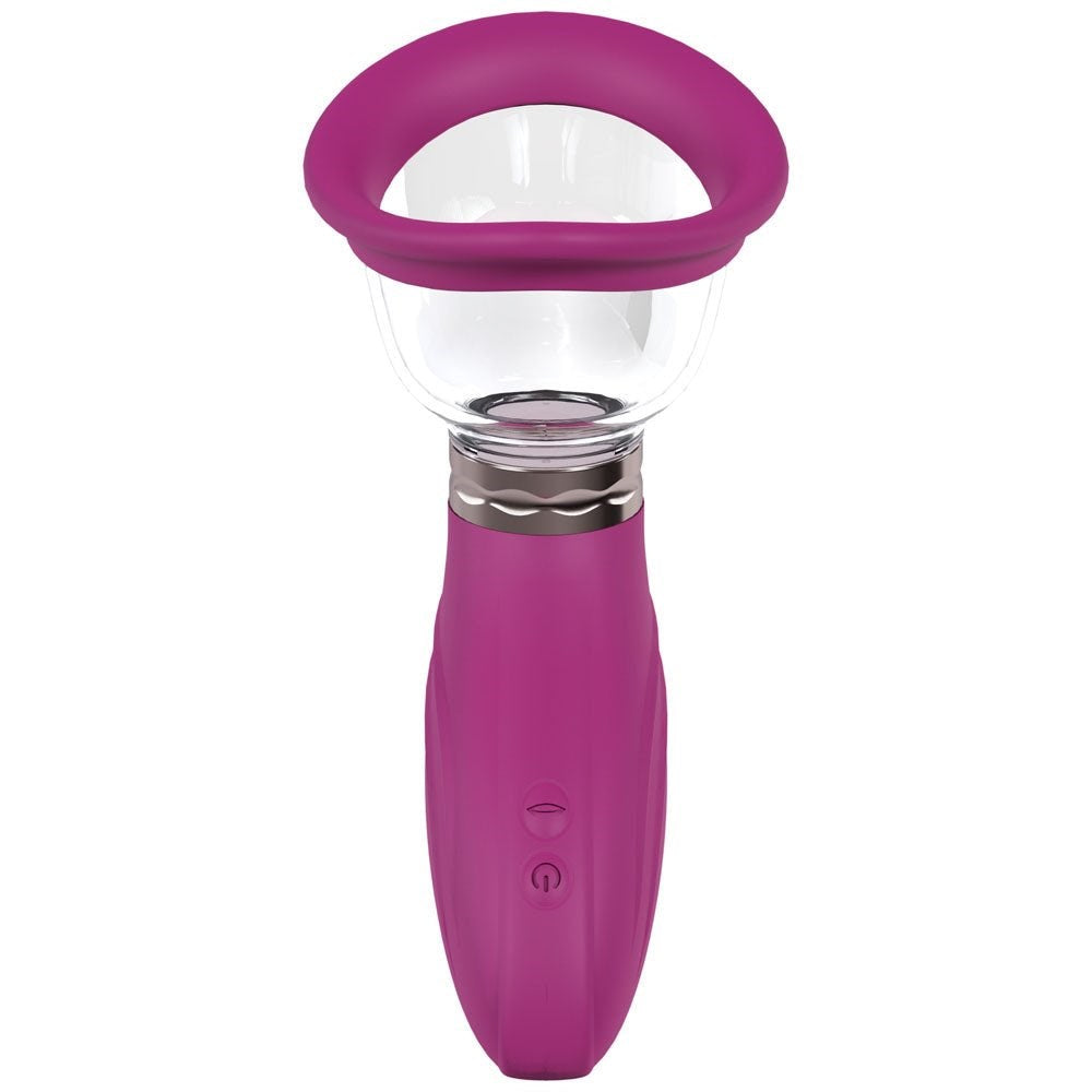 Shots Toys PUMPED Delightful Auto USB Rechargeable Ladies Pump Pink - Pussy And Clit Toys
