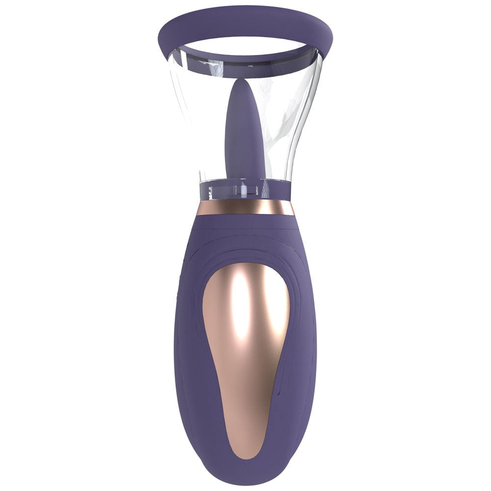 Shots Toys PUMPED Enhance Auto Vulva & Brest USB Rechargeable Ladies Pump Purple - Pussy And Clit Toys