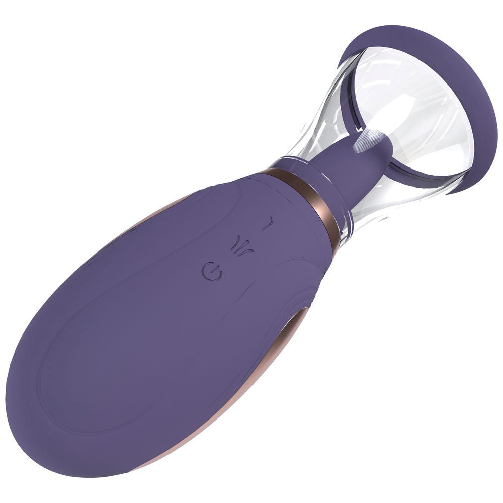 Shots Toys PUMPED Enhance Auto Vulva & Brest USB Rechargeable Ladies Pump Purple - Pussy And Clit Toys