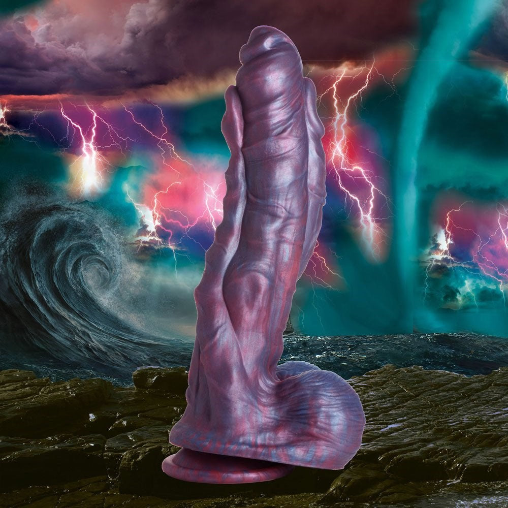 XR Brands Creature Cocks Hydra Coloure Fantasy Monster Silicone Dildo 26.9cm - Realistic Dildos