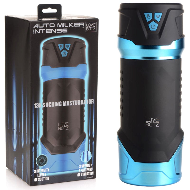 XR Brands LoveBotz Auto Milker Intense 13X Sucking Male Masturbator - Masturbators and Strokers