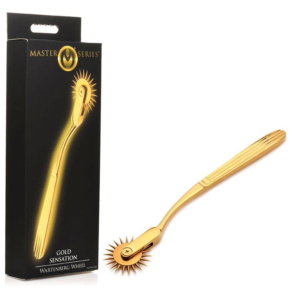XR Brands Master Series Gold Sensation Wartenberg Wheel - Dental and Clinical