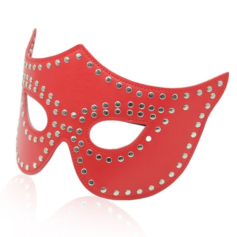 BDStyle Eye Mask with Rivets Detail - Blindfolds And Masks