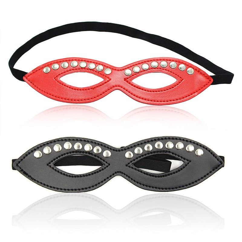 BDStyle Stud Butterfly Fetish Play Mask - Blindfolds And Masks
