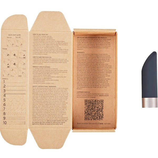 LOVE NOT WAR Amore Clitoral Bullet Vibrator - Bullet Vibrators