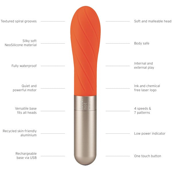 LOVE NOT WAR Gra Vaginal and Clitoral Stimulator Vibrator - Personal Massagers