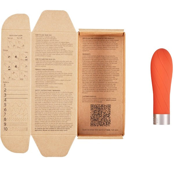 LOVE NOT WAR Gra Vaginal and Clitoral Stimulator Vibrator - Personal Massagers