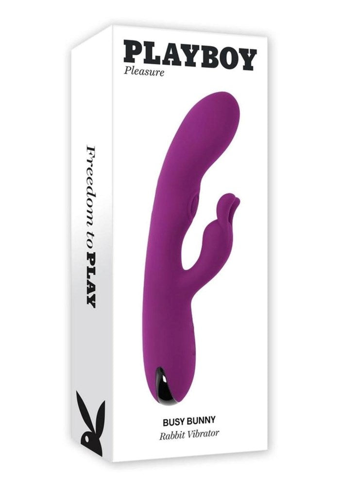 Playboy Pleasure BUSY BUNNY Rechargeable Rabbit Vibrator - Rabbit Vibrators