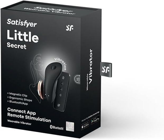 Satisfyer Little Secret App Contolled Remote Controlled USB Rechargeable Panty Vibrator - Remote Control Vibrators
