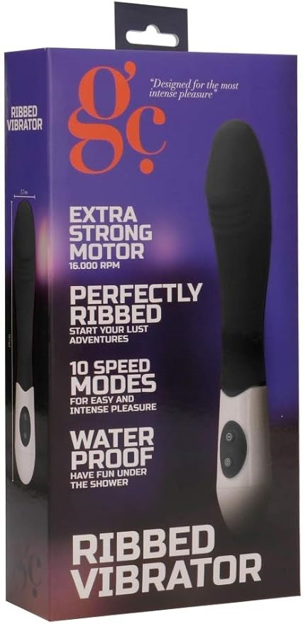 Shots Toys GC Ribbed G Spot Vibrator - G-Spot Vibrators