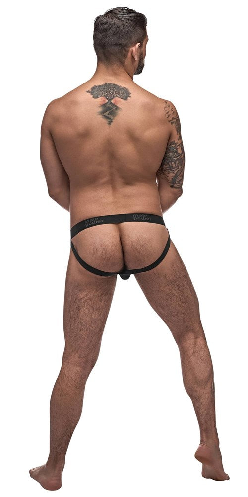 Male Power Grip and Rip Off Mens Jock Black - His Fetish