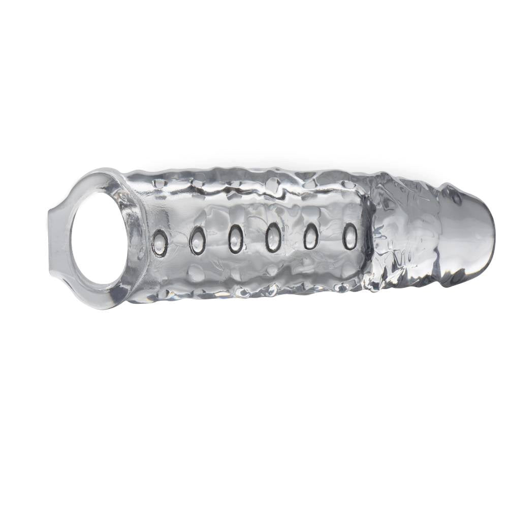 Size Matters Mens Penis Extender Sleeve Clear - Pumps, Extenders and Sleeves
