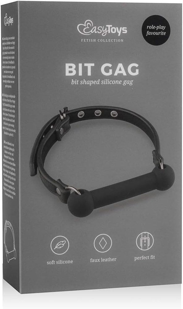 Easy Toys Fetish Collection BDSM Play Silicone Bit Gag - Bondage Gags and Bits