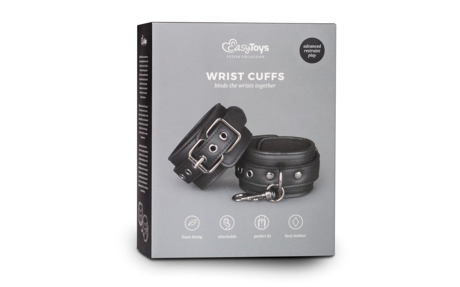 Easy Toys Fetish Collection Bondage Handcuffs Black - Cuffs And Restraints