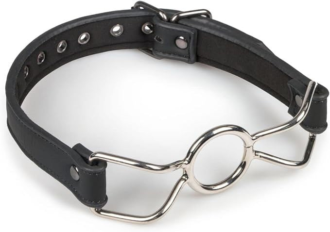 Easy Toys Fetish Collection Metal O-Ring Bondage Mouth Gag - Bondage Gags and Bits