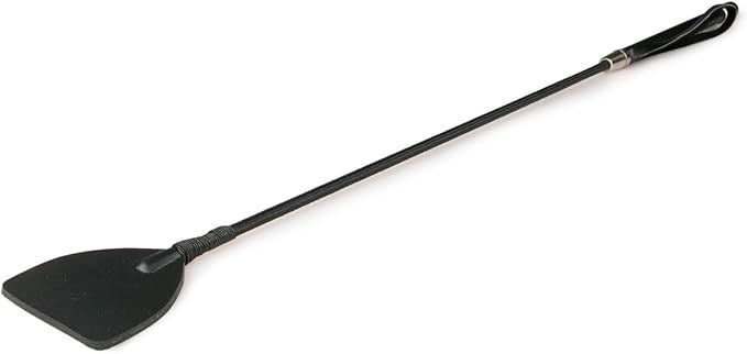 Easy Toys Fetish Collection Wide Crop Bondage Whip Black - Whips And Crops