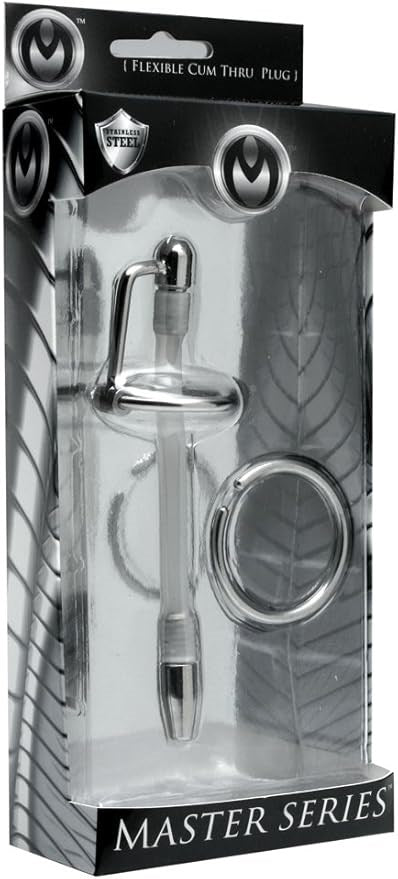 Master Series Inertia Flexible Cum Thru Penis Plug - Penis Plugs