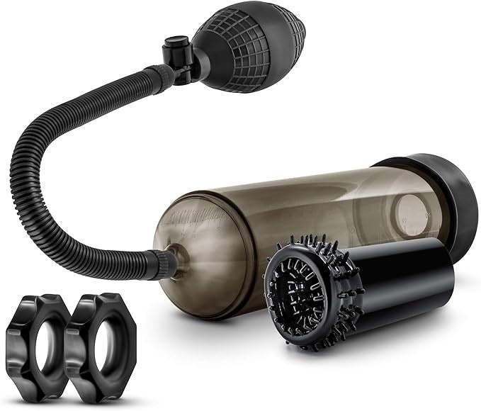 Quickie Kit Thick Cock Penis Pump Set Black - Penis Pumps And Stretchers