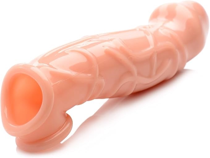 Size Matters Dick Extender Sleeve 2 Inch Flesh - Pumps, Extenders and Sleeves