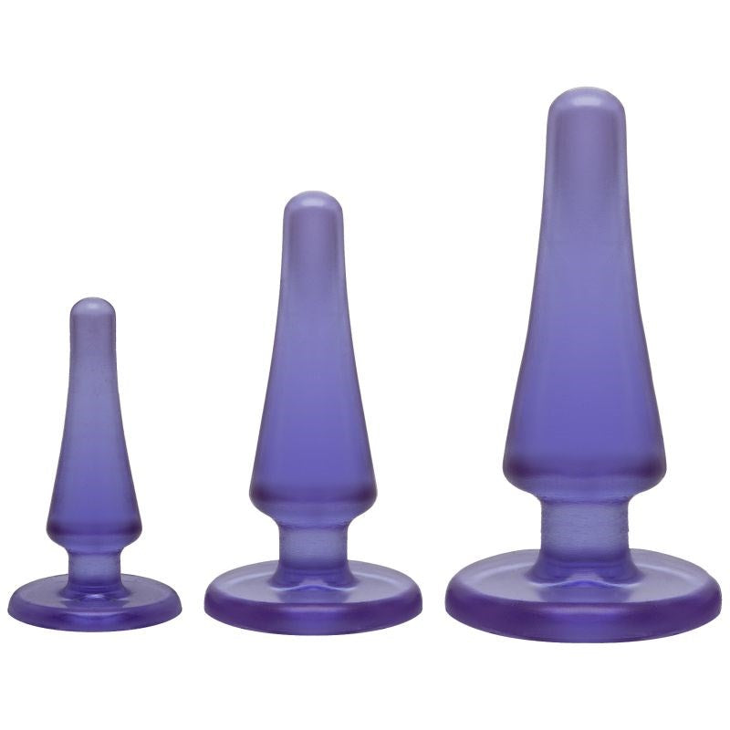 Crystal Jellies Anal Initiation Butt Plug Kit - Butt Plugs