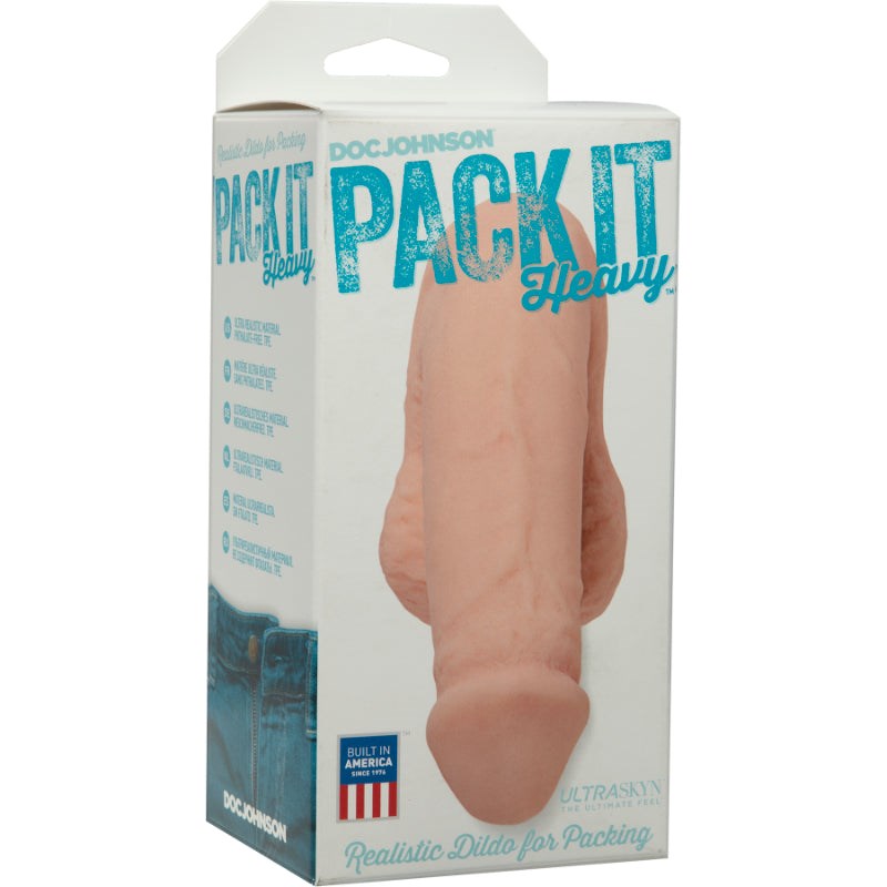 Doc Johnson Pack It Heavy Ultraskyn Realistic Dildo - Realistic Dildos