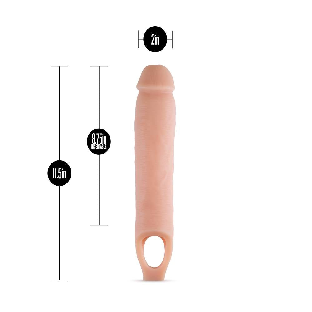 Performance Mens Cock Sheath Penis Extender Vanilla - Pumps, Extenders and Sleeves