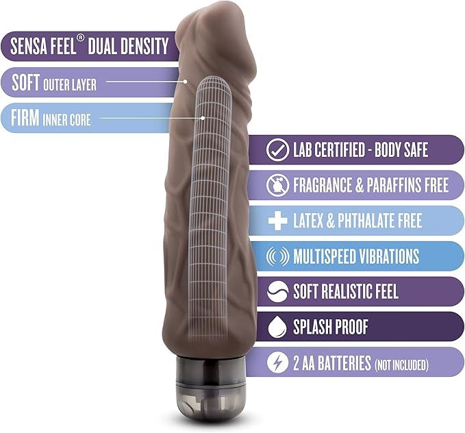 Au Naturel Home Wrecker Vibrating Dildo - Vibrating Dildos