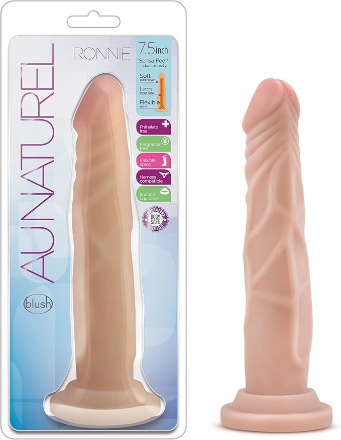 Au Naturel Ronnie Non Vibrating Realistic Dildo - Realistic Dildos