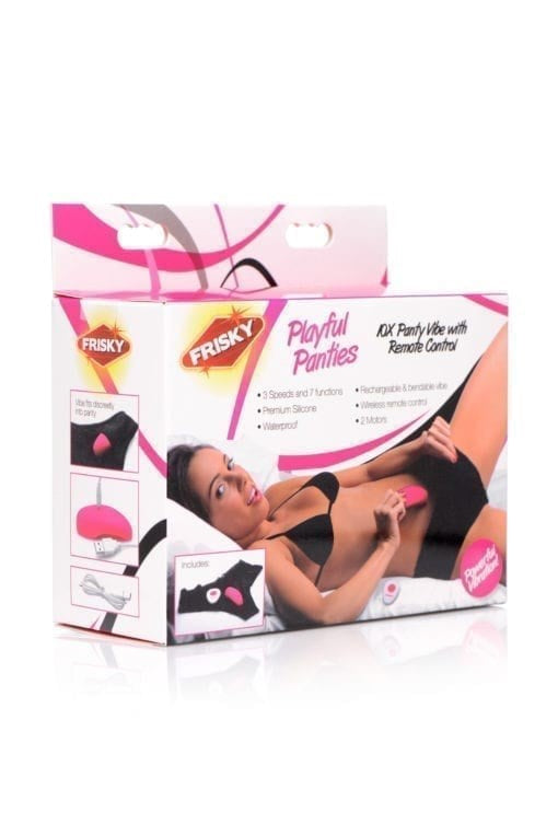 Frisky Playful Panties 10 Function Panty Vibrator with Remote Control - Remote Control Vibrators