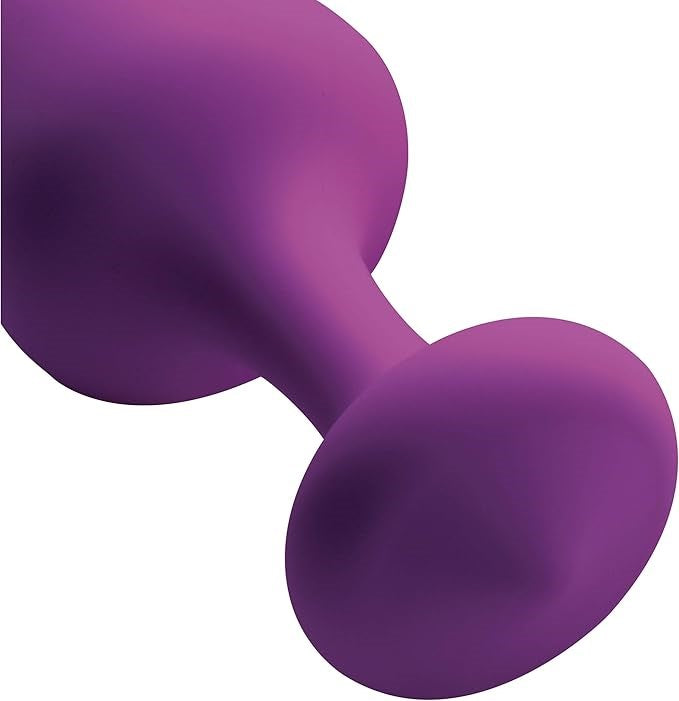 Frisky Purple Pleasures Silicone Anal Plugs 3 Piece - Butt Plugs