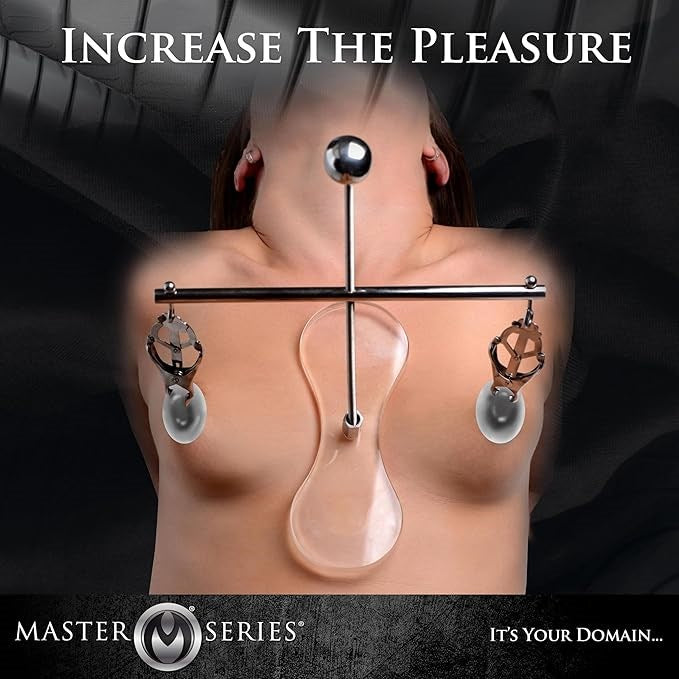 Master Series The Tower of Pain Nipple Clamps - Nipple and Clit Clamps