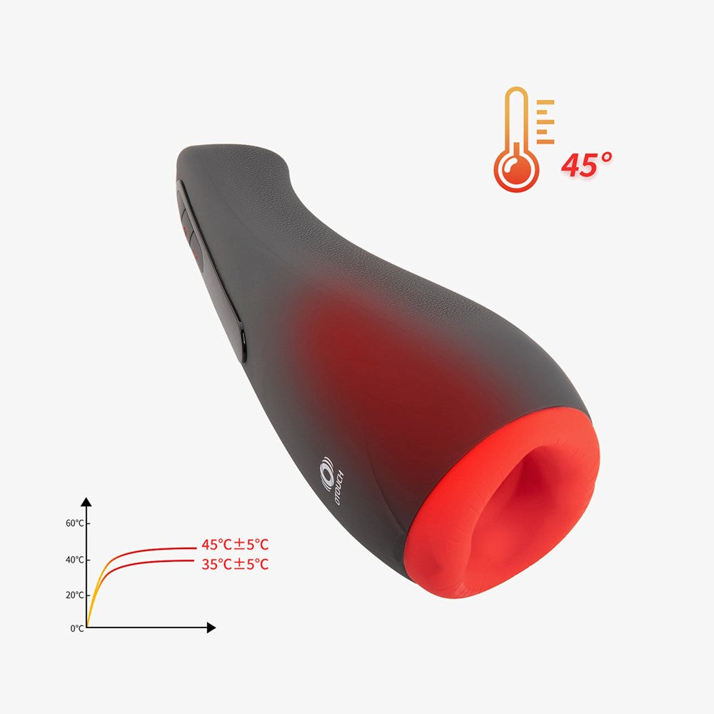 OTouch Airturn 2 Heating Suction Mens Masturbator - Masturbators and Strokers