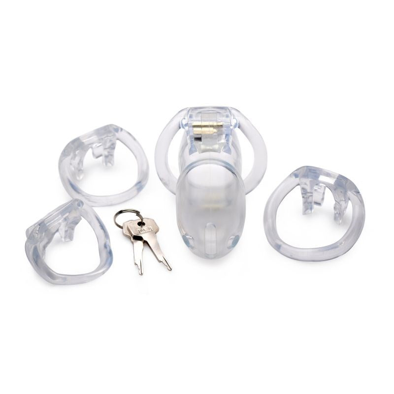 Master Series Clear Captor Male Chastity Cage - Male Chastity